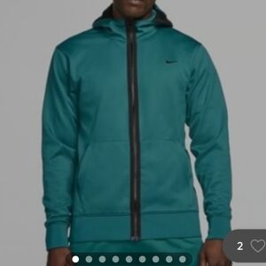 Nike Men's Therma Flex Showtime Full Zip Jacket with Hood Teal Medium CK6548-381